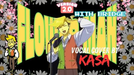 DELTARUNE Flower Man | KASA ENG Vocal Cover with Lyrics | Boss Fight Footage | V2 fixed + BRIDGE vox