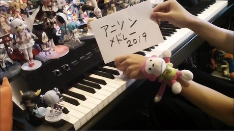 【ピアノ】アニソン133曲をメドレーにして弾いてみた(133 Anime songs Medley)