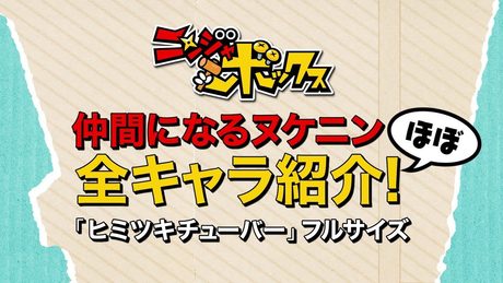 仲間になるヌケニン(ほぼ)全キャラ紹介!「ヒミツキチューバー」フルサイズ【ニンジャボックス】