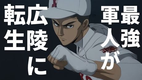 最強の軍人が広陵高校野球部に転生したアニメOP【AI架空アニメ】『ピンチヒッター』