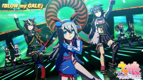 ゲーム【ウマ娘 プリティーダービー】ライブ動画「BLOW my GALE」ショートVer.