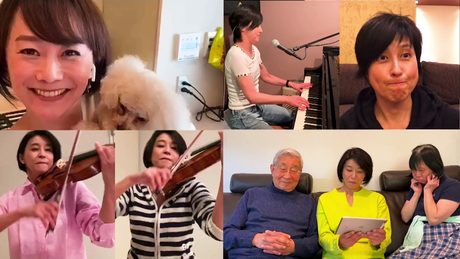 高嶋ちさ子 岸谷 香 テレワーク演奏「Diamonds<ダイアモンド>」