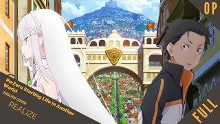 「English Dub」Re:Zero Starting Life In Another World S2 OP "Realize" 【Angela】 - Studio Yuraki