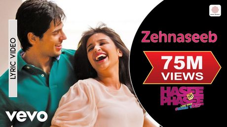 Zehnaseeb Lyric Video - Hasee Toh Phasee | Sidharth, Parineeti | Chinmayi S | Shekhar