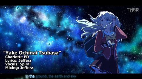 [TYER] Charlotte ED - Yake Ochinai Tsubasa (English Cover) (feat. Spiral)