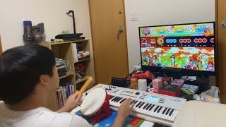 太鼓の達人しながらピアノ弾いてみた【ゆゆうた】