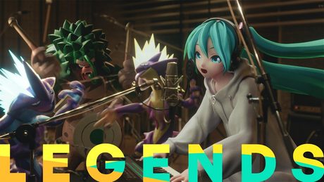 初音ミク が オリジナル曲を歌ってくれたよ「LEGENDS」