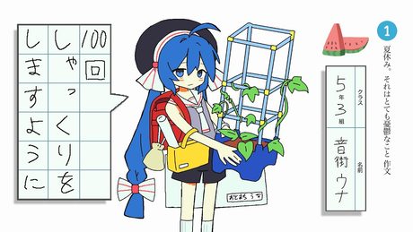 夏休み。それはとても憂鬱なこと /音街ウナ
