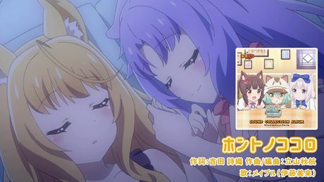 メイプル(CV.伊藤美来) / ネコぱら 「ホントノココロ」short.ver